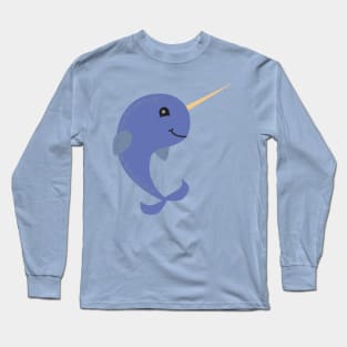 Narwhal Smile Long Sleeve T-Shirt